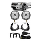 Kit Farol Milha Fiat Strada Working 2012 2013 Bt Alternativo