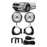 Kit Farol Milha Fiat Strada Working 2012 2013 Bt Alternativo