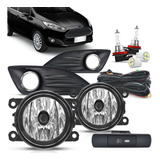 Kit Farol Milha Fiesta Hatch 2013 2014 2015 2016 +4 Brindes
