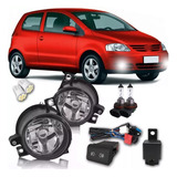 Kit Farol Milha Fox 2006 2007 2008 2009 4 Brindes