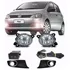 Kit Farol Milha Fox C/moldura Acabamento 2010/2011/2012/2013
