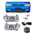 Kit Farol Milha Gol Parati Sav G2 Bola Bt Original   Brinde