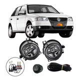 Kit Farol Milha Gol Parati Saveiro G4 Fox Até 09 Super Led