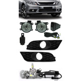 Kit Farol Milha Honda New Civic 2015 2016 + Kit Led