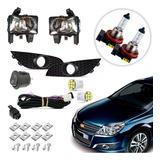 Kit Farol Milha Neblina Auxiliar Vectra Vidro 2009 2010 2011