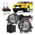 Kit Farol Milha Neblina Gol Saveiro Parati G4 Botão Original