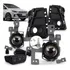 Kit Farol Milha Neblina Hb20 2023 Com Led Botão Mod Original