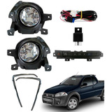 Kit Farol Milha Nova Strada Working 2014 2015 Com Friso