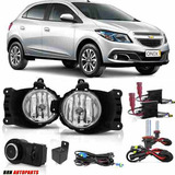 Kit Farol Milha Onix Prisma Botão Original kit Xenon 6k 8k