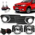 Kit Farol Milha Palio Siena Economy 2010 A 2016 Mold Cromada