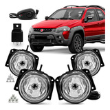 Kit Farol Milha Palio
