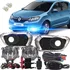Kit Farol Milha Sandero 2015 Bot Alternativo Com Xenon 8000k