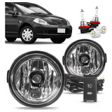 Kit Farol Milha Tiida 2005 06 07 08 09 10 11 12 13 14 S/mold