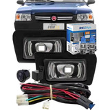 Kit Farol Milha Uno Fiorino 96 97 98 99 00 01 02 03 04 05 06 07 E Lâmpada