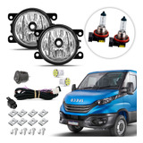 Kit Farol Neblina Milha Auxiliar Iveco Daily 2021 22 23 24