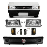 Kit Farol Uno 1996 97 99 2001 02 03 Pisca Lente Fumê Grade