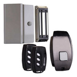 Kit Fechadura Magnetica Eletroimã M80 Via Controle Botoeira