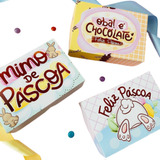 Kit Feliz Páscoa 30 Caixinhas Para Doce Docinhos Brinde Mimo