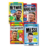 Kit Feras Do Futebol 04 Livros Messi Cr7 Neymar Haaland De Simon Mugford Feras Do Futebol Vol 1 Editorial Editora Fundamento Capa Mole Edição 1 Em Português 2024