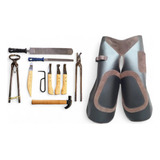 Kit Ferrador Casqueamento Cavalo Lima Loop Calça