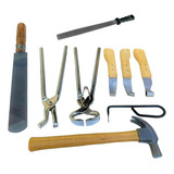 Kit Ferrador Casqueamento Profissional Ferrageamento Cavalo