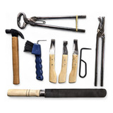 Kit Ferrador Casqueamento Profissional Ferrageamento Cavalo