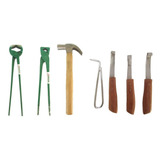 Kit Ferrador Especial torques Kit Rinete Cavalo Martelo