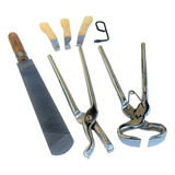 Kit Ferrador Jogo Rinetes Alicate Turquês Grosa Casco