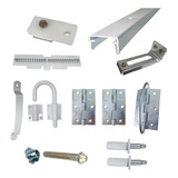 Kit Ferragens P Porta Camarão 90cm Branco Completo Al fer