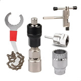 Kit Ferramenta Bike Extrator De Pedivela Cassete E Corrente