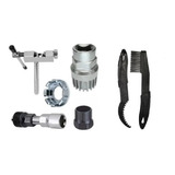 Kit Ferramenta Bike Extrator Pedivela Catraca Saca Corrente