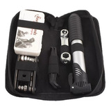 Kit Ferramenta Bike Profissional Chaves Remendo Bomba De Ar