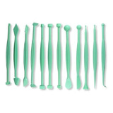 Kit Ferramenta Esteca P Biscuit Porcelana Fria Pasta 12 Pcs