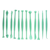 Kit Ferramenta Esteca P Biscuit Porcelana Fria Pasta 12 Pcs