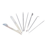 Kit Ferramenta Estecas Biscuit Porcelana Fria Pasta America