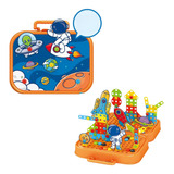 Kit Ferramenta Infantil Com Parafusadeira Eletrica A Pilha