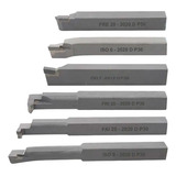 Kit Ferramenta Soldada Para Torno Med 20mm Direita 6 Pçs