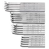 Kit Ferramenta Soldado Interno P Mini Torno Iso 9 20 Pçs