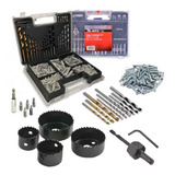 Kit Ferramentas 300 Peças Mtx Broca madeira parede serra