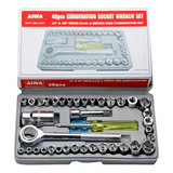 Kit Ferramentas 40 Pcs Soquetes Catraca Rgf Distribuidora