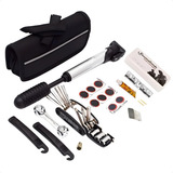 Kit Ferramentas Bicicleta Sos Chaves Bomba Bike Remendo Pneu