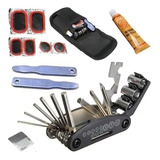 Kit Ferramentas Bike Chaves Remendo Reparo Bicicleta Mega Imports