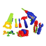 Kit Ferramentas Calesita Completo Infantil 16 Pcs Furadeira