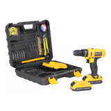 Kit Ferramentas Com Parafusadeira 36v Maleta E 2 Baterias