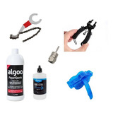 Kit Ferramentas E Limpeza Bike Algoo Chave Maquina Lub
