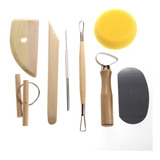 Kit Ferramentas Escultura argila Barro Cerâmica Artesanato