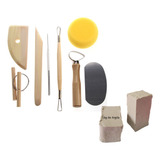 Kit Ferramentas Escultura Argila Cerâmica Artesanato Massa