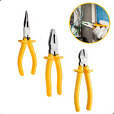 Kit Ferramentas Jogo Alicate Tramontina Universal Corte Bico