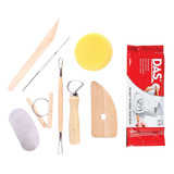 Kit Ferramentas Modelagem Sinoart Massa Das 500 Branca