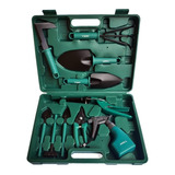 Kit Ferramentas P Jardinagem 10pçs Maleta Completo